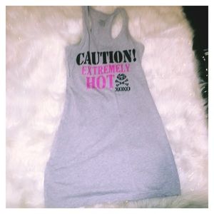 XOXO grey "Extremely HOT" tank